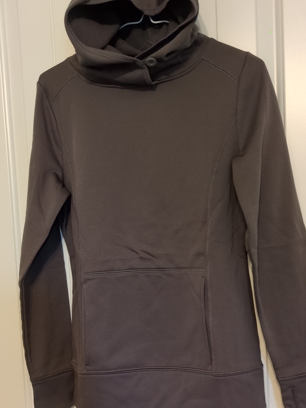 Cozy Women’s Cowl Neck Pullover Sweater - Dark Brown